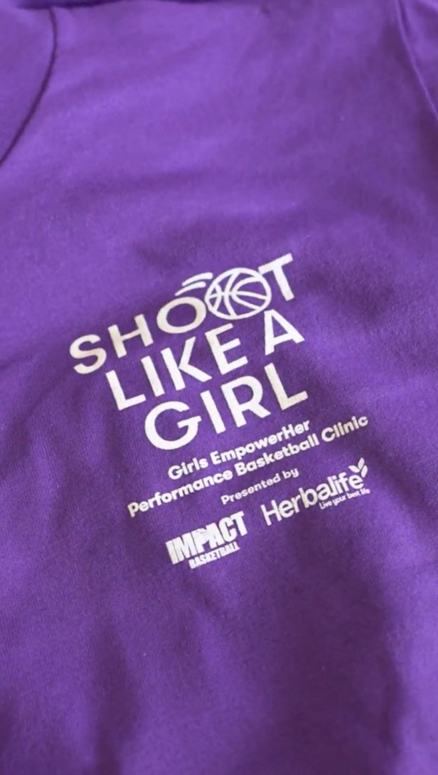 Herbalife and IMPACT Basketball Team up to empower girls through strength, power and friendship at the first-ever, free, Girls EmpowerHer Performance Basketball Clinic Tour